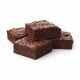 BROWNIE PLANCHA DOBLE CHOCOLATE 60gr BANDEJA 24und (CAJA 2 BANDEJAS)