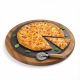 PIZZA JAMON YORK/QUESO 500gr/30cm aprox (CAJA 5und)
