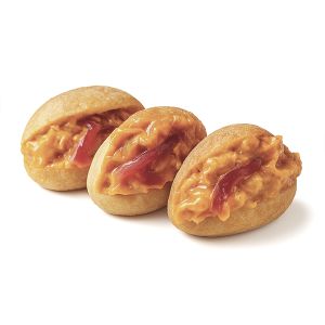 "CASH&CARRY" MICRO PITA RELLENA COCHINITA PIBIL 15gr aprox/3,5cm BANDEJA 60und (CAJA 3 BANDEJAS)