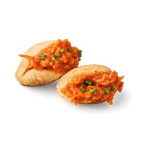 "CASH&CARRY" MICRO PITA RELLENA POLLO TIKKA MASALA/THAI 15gr/3,5cm BANDEJA 60und (CAJA 3BAND)