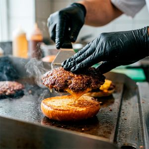 SMASH BURGER "VACUNO" 80gr BANDEJA 12und (CAJA 3 BANDEJAS)