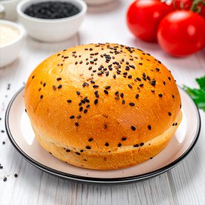 PAN HAMBURGUESA "CHIPOTLE & ONION" 12,5cm/85gr PAQUETE 2und (CAJA 14 PAQUETES)