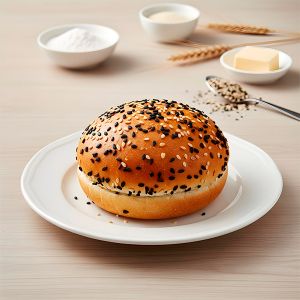 PAN HAMBURGUESA "HEALTHY / VEGAN" CON SEMILLAS  12cm/85gr PAQUETE 2und (CAJA 14 PAQUETES)