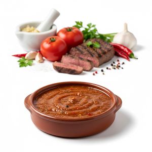 SALSA MOJO PICON ROJO "ADOBO CHURRASCO"  BOTELLA 1kg (CAJA 6 BOTELLAS)