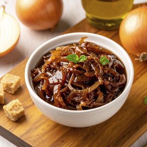 CEBOLLA CARAMELIZADA "D'LUX" AZUCAR MORENO BOLSA 3kg (CAJA 5 BOLSAS)