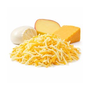 MIXTURA MOZZARELLA, CHEDDAR Y MAASDAM "MAESTRELLA" BOLSA 2,5kg (CAJA DE 4 BOLSAS)
