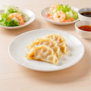 GYOZA LANGOSTINO "ASIAN BITES" 18/22gr aprox BOLSA 600gr (CAJA 6 BOLSAS)