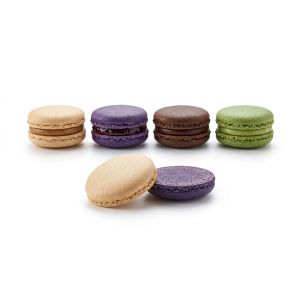 SURTIDO TAPAS MACARONS DE COLORES 2,4gr / 3,5cm BANDEJA 48und (CAJA 12 BANDEJAS)